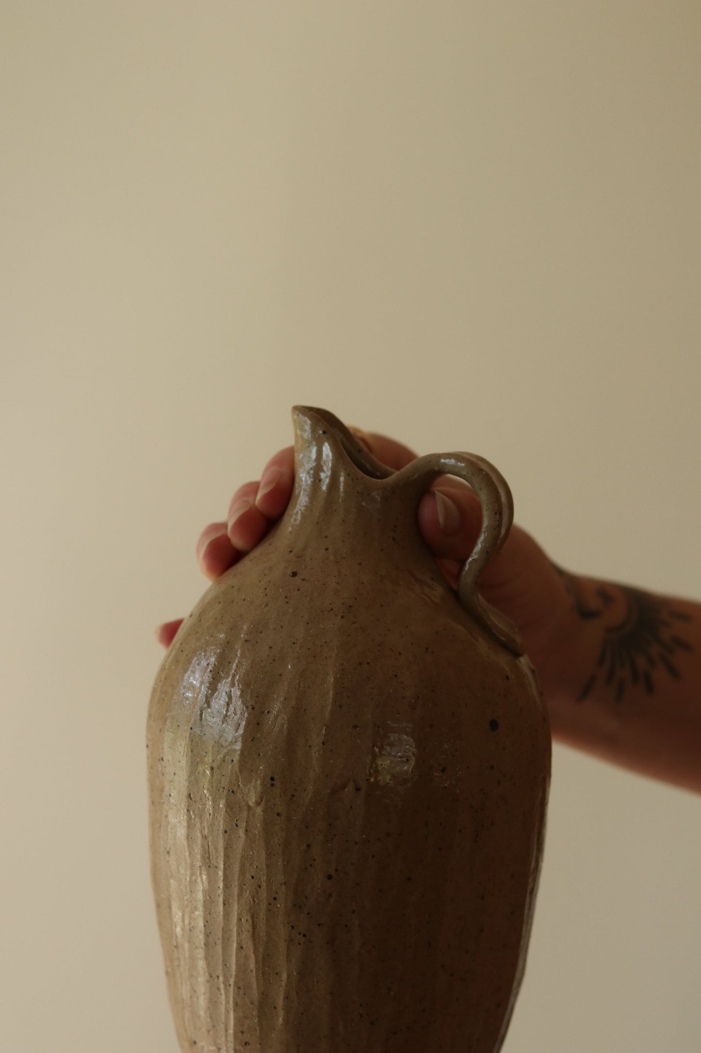 8.5" Gathered Earth Vessel