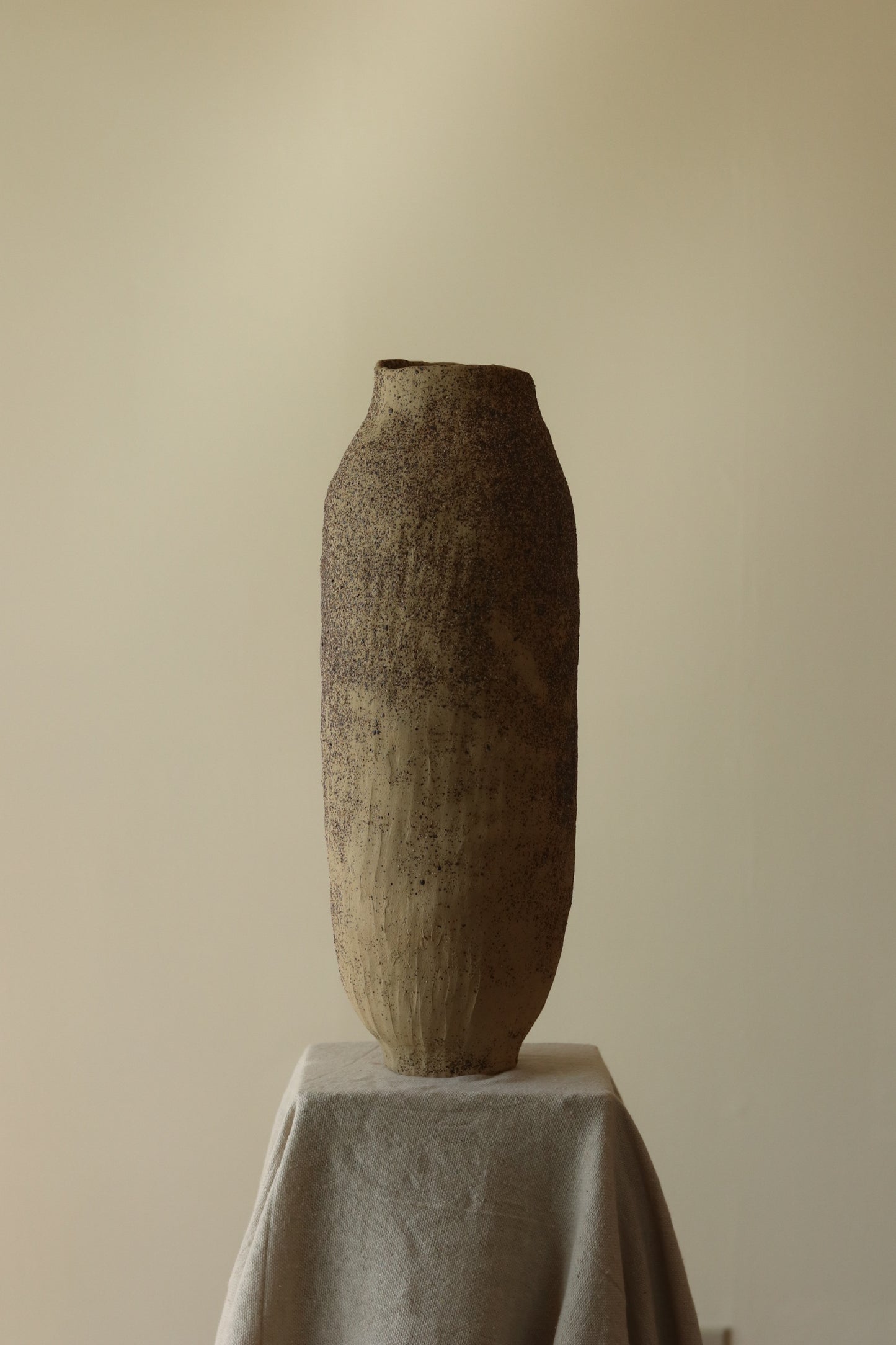 17.5" Gathered Earth Vessel
