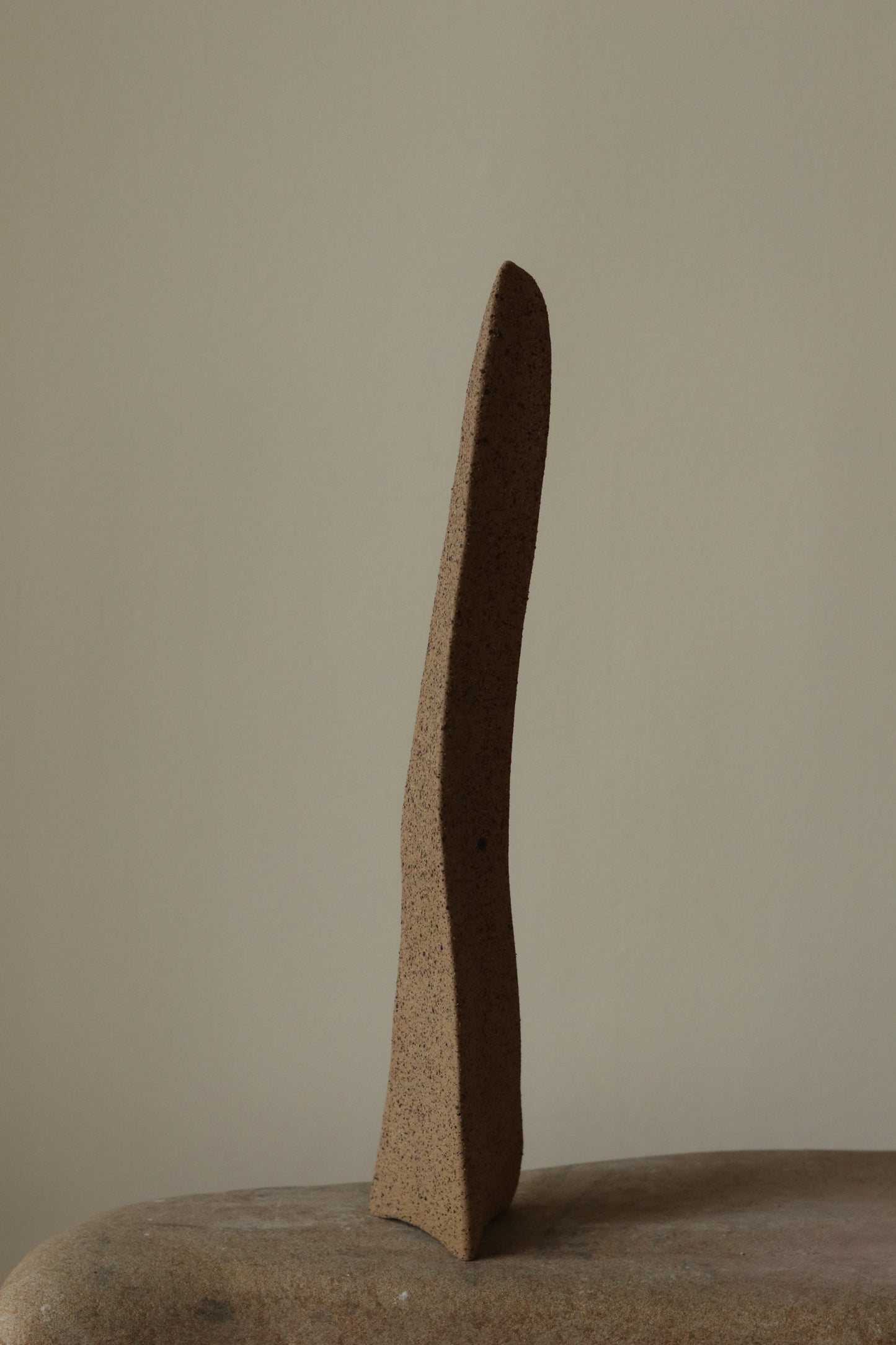 15" Gathered Earth Obelisk