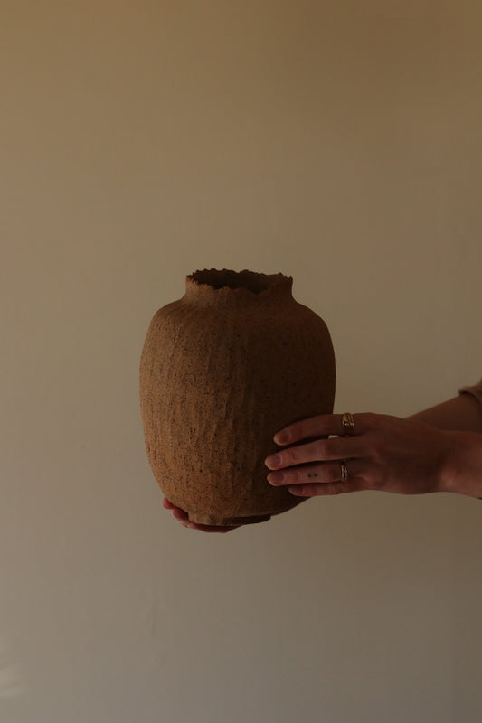 9" Gathered Earth Vessel