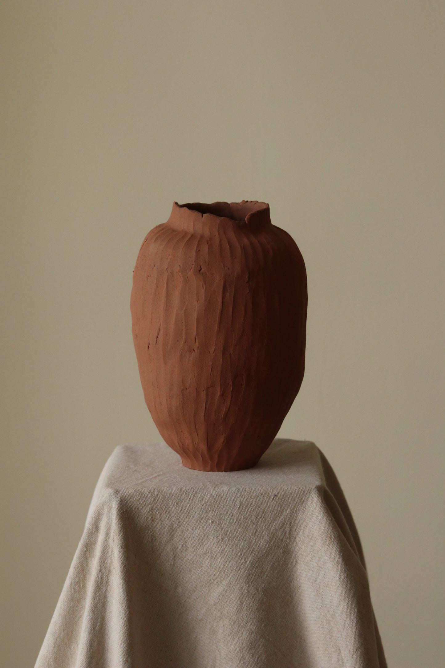 9.5" Red Earth Vessel
